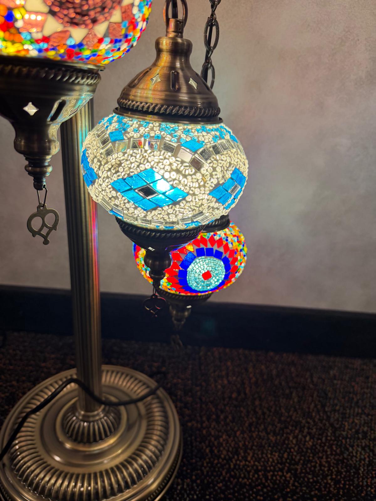 Cyan crystal orb